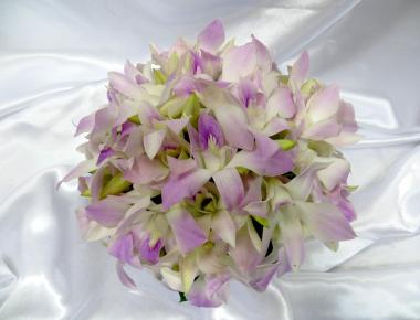Свадебный букет с орхидеей «Мистин»