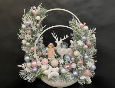 Новогодняя композиция «Ты милый ангел настоящий 2»