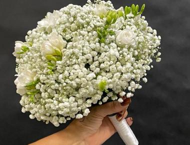 Свадебный букет «Снежинка к снежинке»