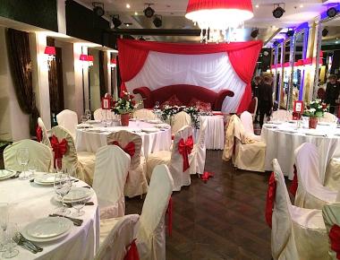 Оформление свадебного  зала «Красная»