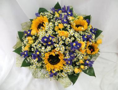 Букет цветов «Солнечный» - фото композиции