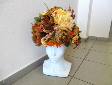 Композиция «Осень» (А) из искусственных цветов