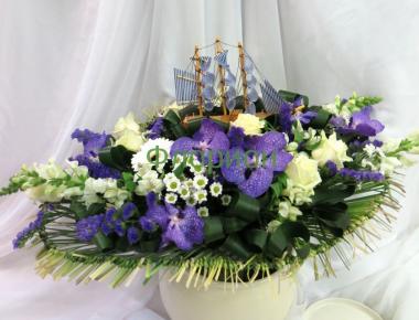 Композиция на юбилей «Ветер по морю гуляет»