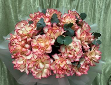 Могнобукет из роз «Светлая душа»