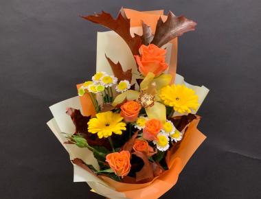 Цветы для учителя «Цвет листвы осенний»