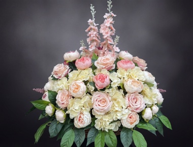 Напольная двусторонняя композиция из цветов «Лучшее решение»