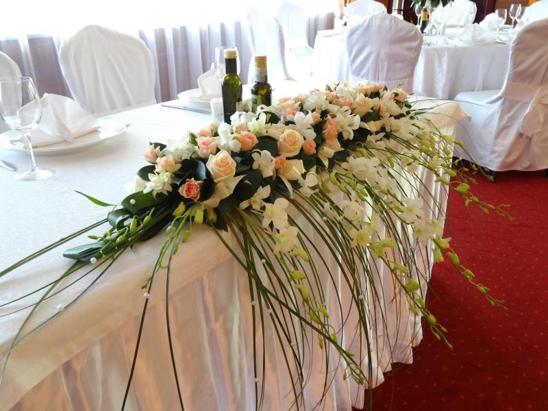 Композиция на свадебный стол Крым