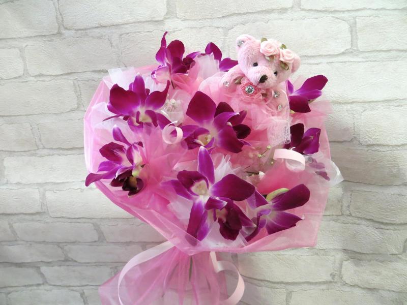 Букет с орхидеями Франт
