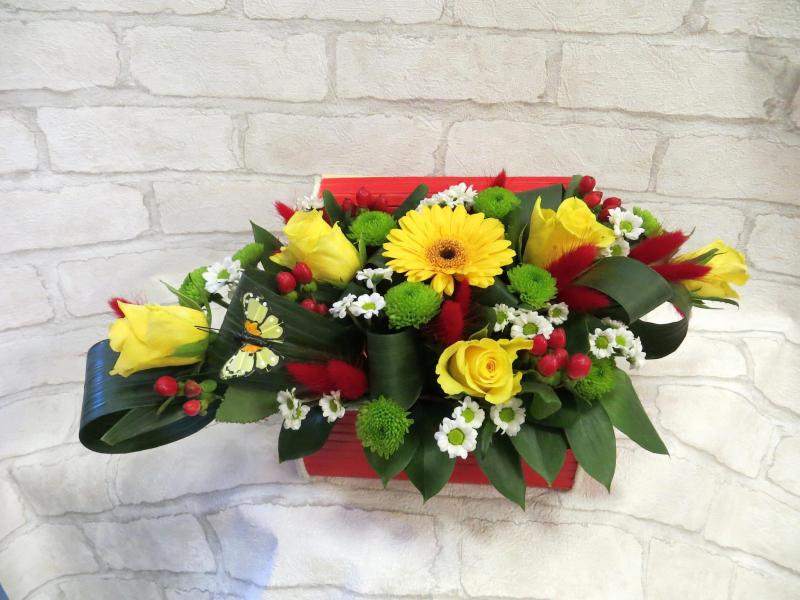 Цветы в коробке Успех