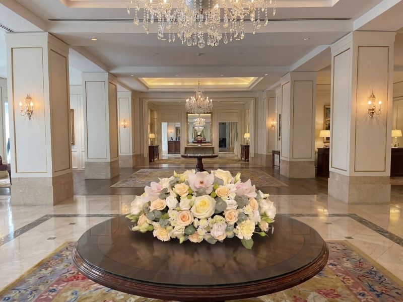 Композиция из живых цветов Флагман офиса №2 