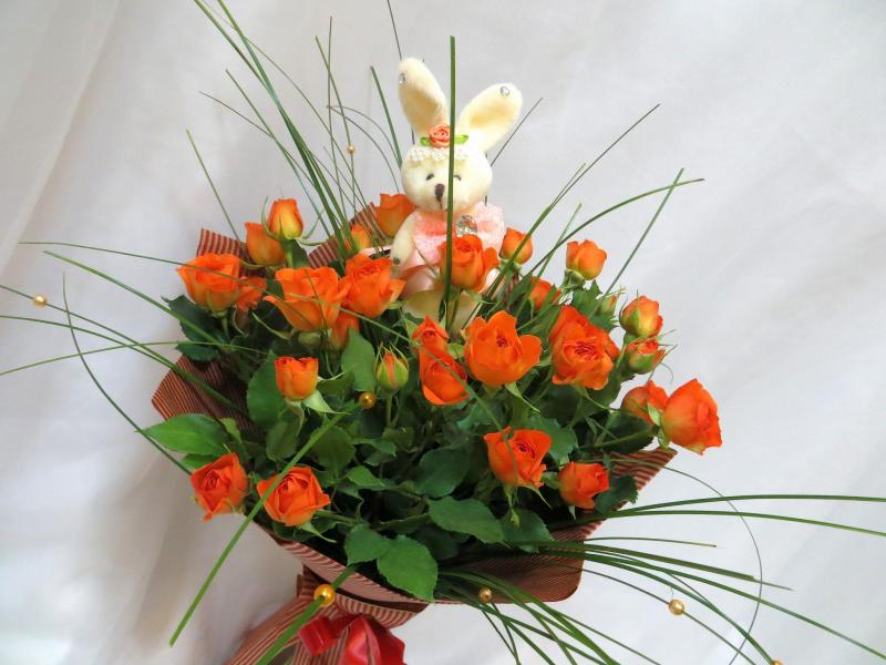 Букет цветов Оранжевые встречи