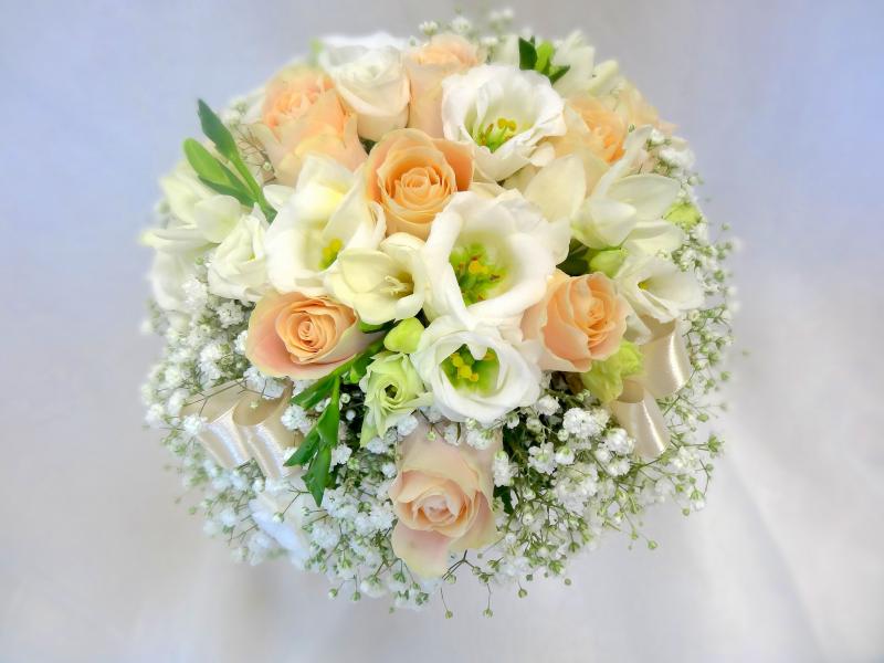 Букет невесты из роз Маркитанка