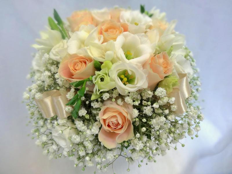 Букет невесты из роз Маркитанка