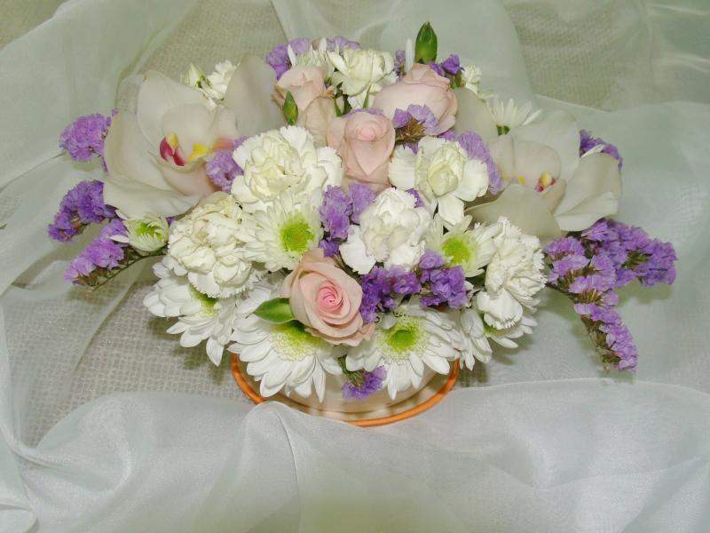 Композиция из цветов Аромат нежности