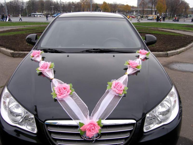 Свадебные украшения на машину Просто любовь
