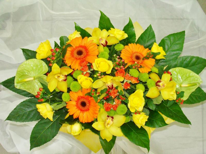 Букет цветов Рыжая бестия