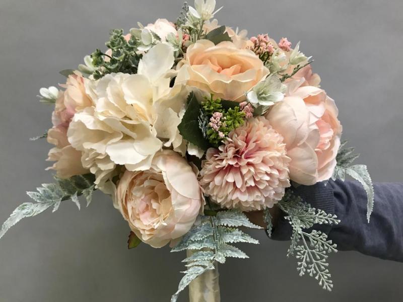 Неувядаемый Букет невесты из искусственных цветов