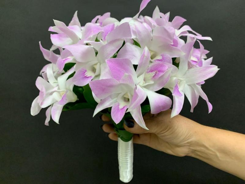 Свадебный букет из орхидей Звездочки радости