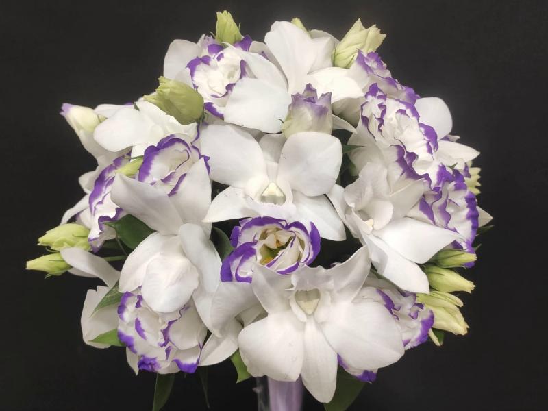Свадебный букет с орхидеями Бесконечность