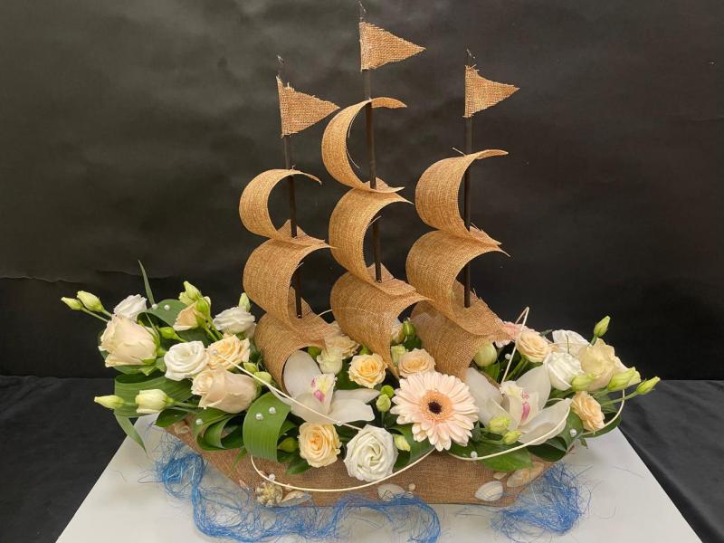 Корабль из цветов Когда бушует шторм 2