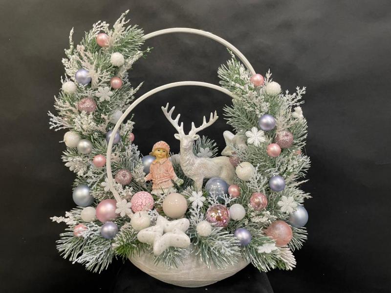 Новогодняя композиция Ты милый ангел настоящий 2