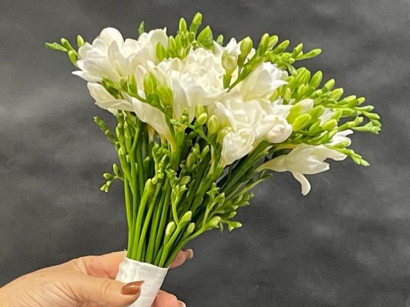 Букет невесты из фрезий Яблоня в цвету