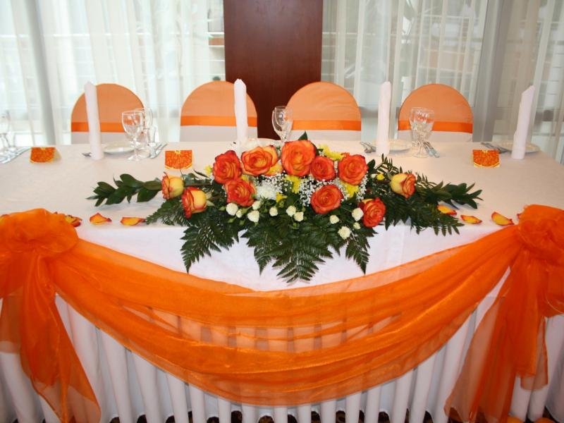 Свадьба. Свадебный стол Апельсин