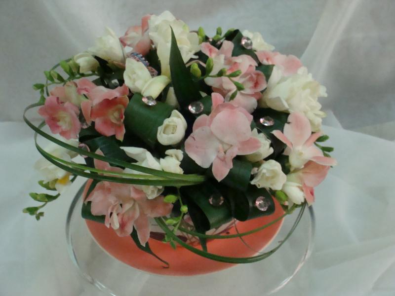 Композиция из цветов Чашка с цветами