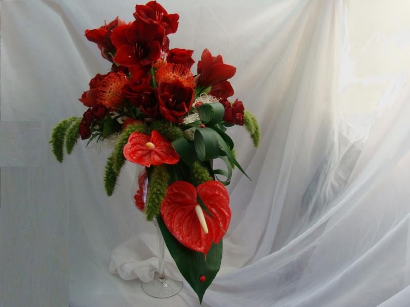 Композиция цветов Для влюбленных (А)