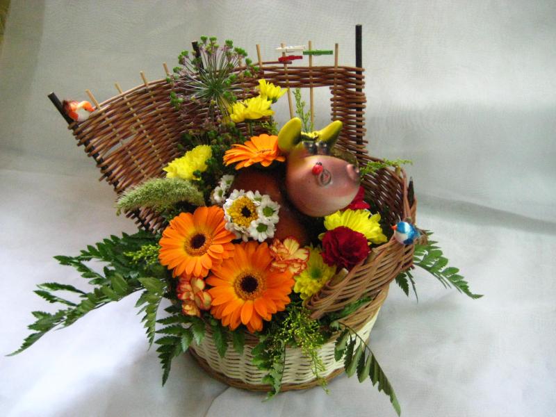 Композиция для ребенка Буренка