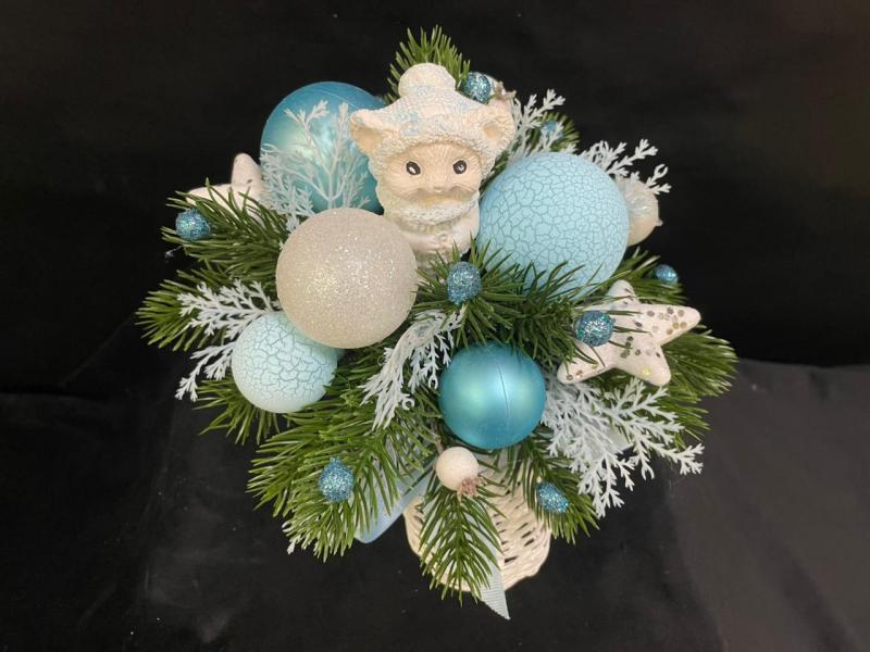 Новогодняя композиция Уютный ночлег