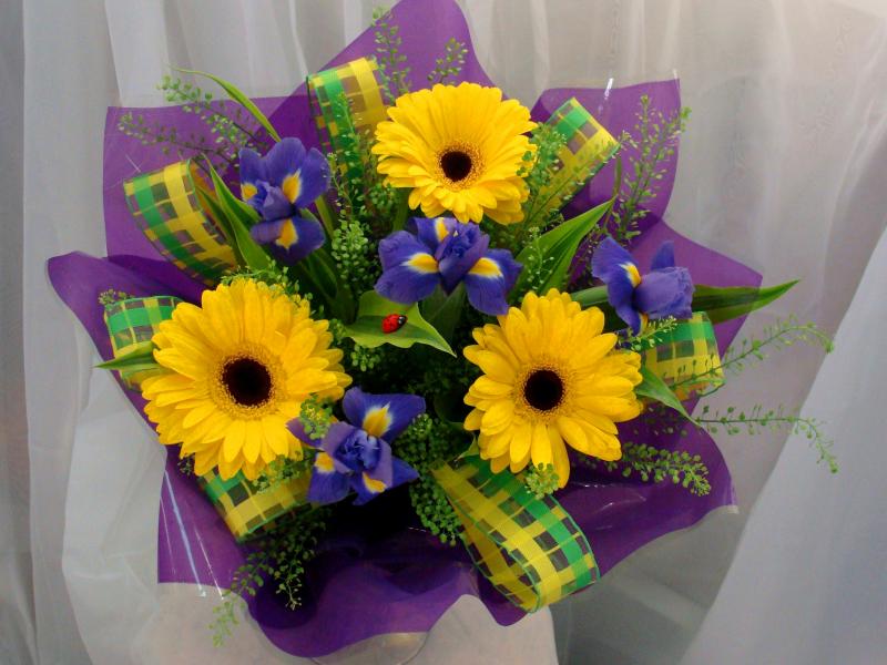 Букет цветов Первое сентября