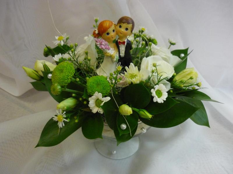 Композиция из цветов Влюбленные