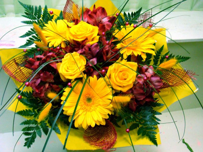 Букет цветов Закат