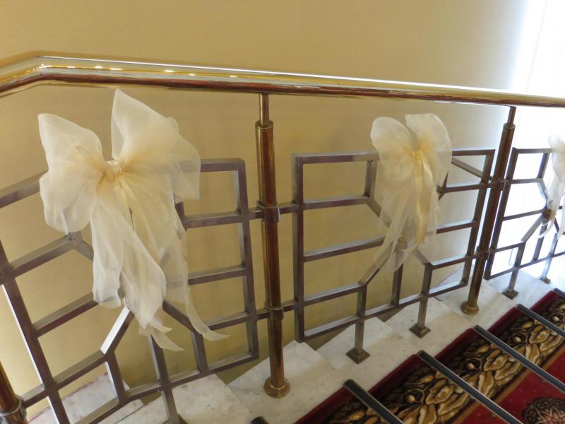 Свадьба. Бант на лестницу Дубрава