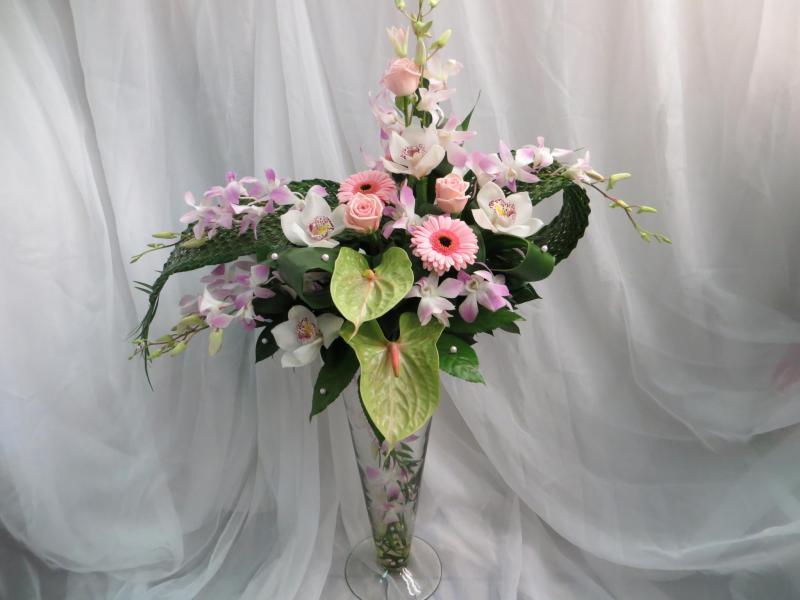 Композицияиз цветов Розовый зов (А)