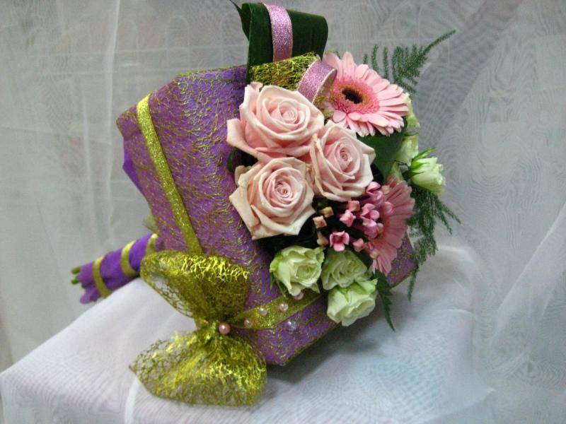 Букет цветов Розовый