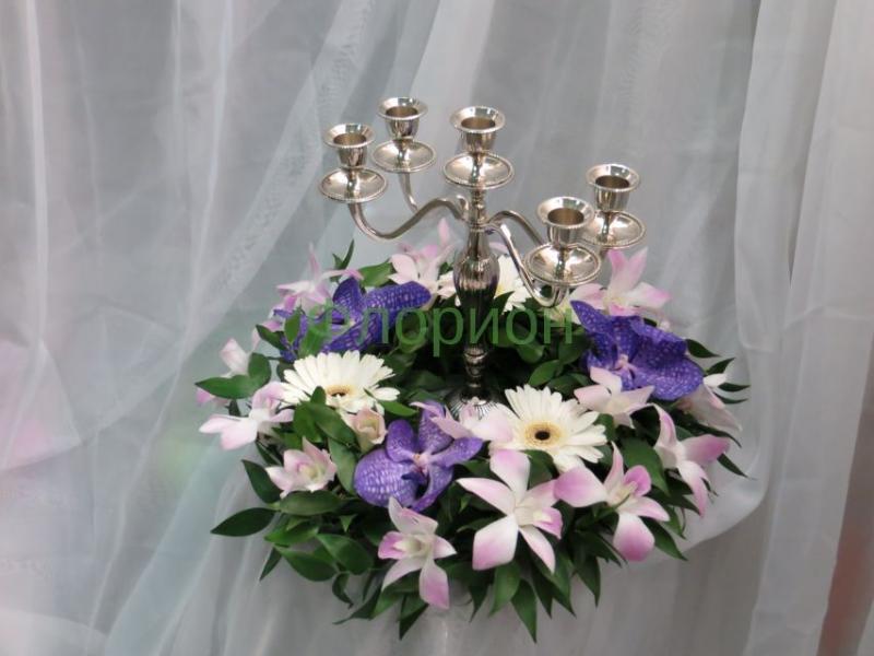 Композиция из цветов Сиреневая 1 (Б)