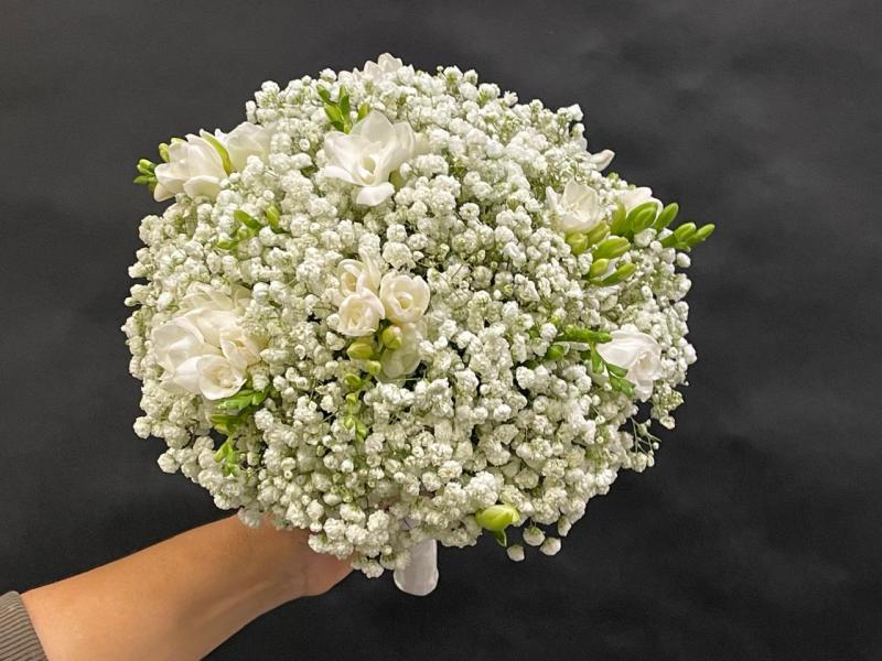 Свадебный букет Снежинка к снежинке