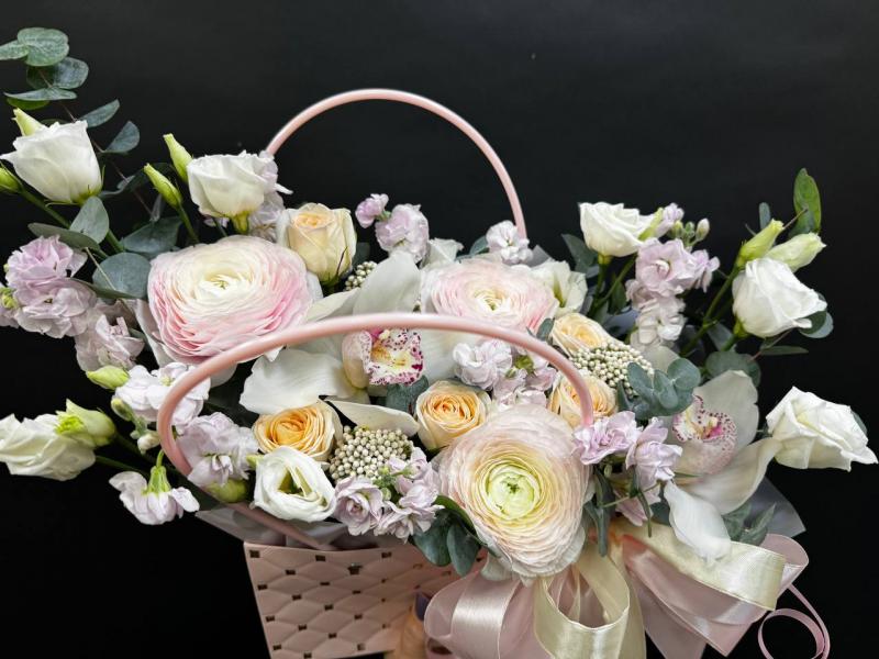 Цветы в сумочке Просто красавица 