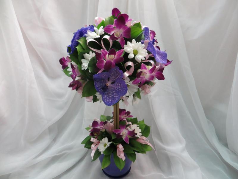 Композиция из цветов Дерево счастья 5