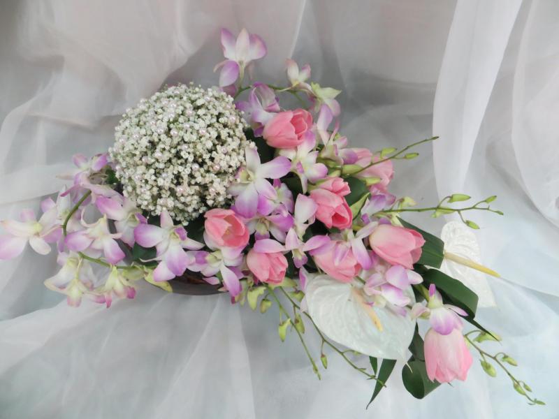 Композиция из цветов Зимний путь