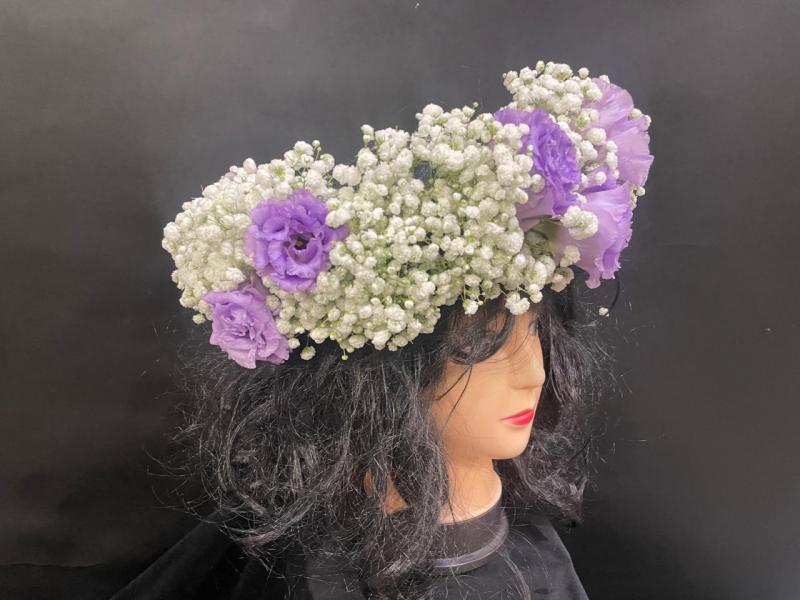 Венок из цветов Синичка