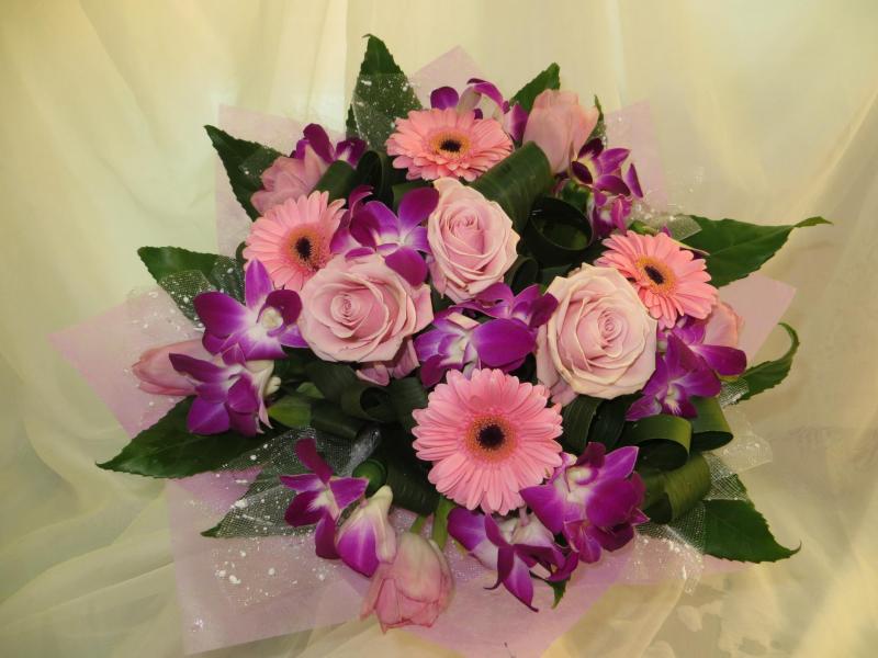 Букет цветов Розовый 1