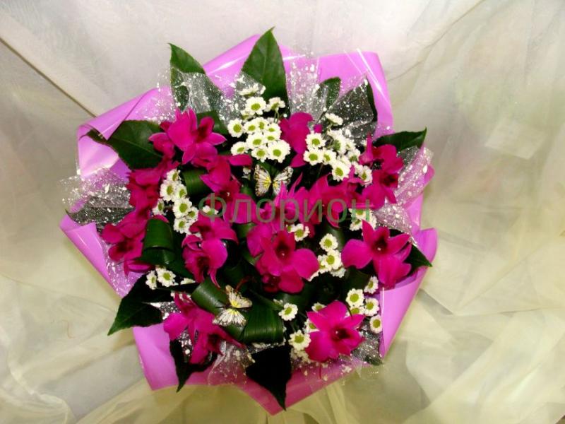 Букет на день рождения Фиолетовая фантазия