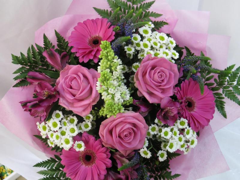 Букет на день рождения Лиловый дым