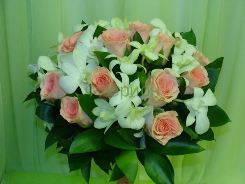 Букет невесты из орхидей Кремовый 1