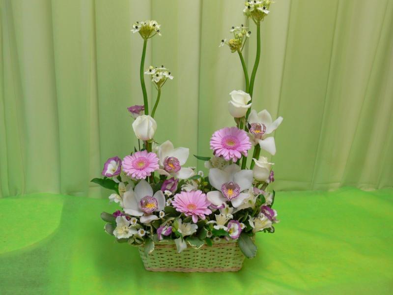 Композиция из цветов Вертикаль