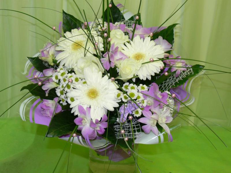 Букет цветов Розовое чудо