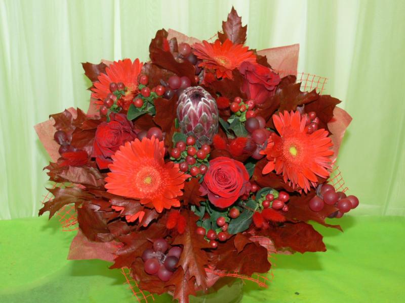 Букет цветов Пламя